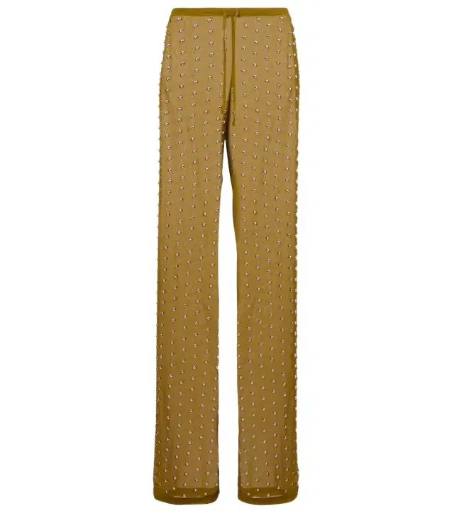 Dries Van Noten Embellished straight pants