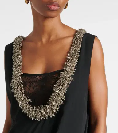 Dries Van Noten Embellished minidress | Thumbnail 3