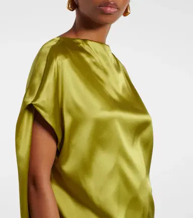 Dries Van Noten Silk-blend satin gown | Thumbnail 3