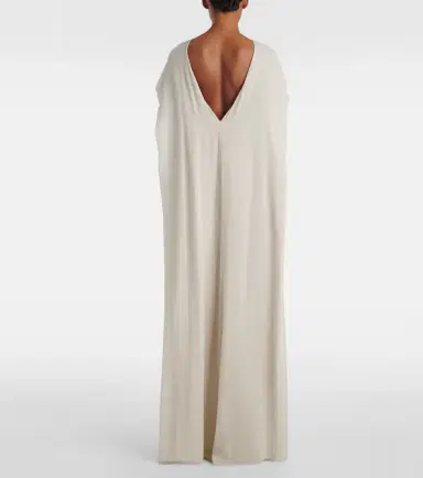 Dries Van Noten Beaded printed silk georgette gown | Thumbnail 3