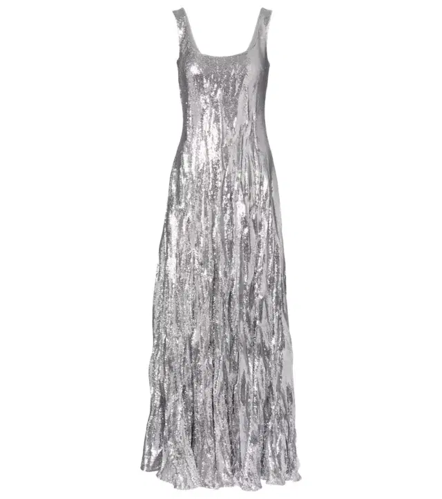 Marmar Halim Sequined silk-blend gown