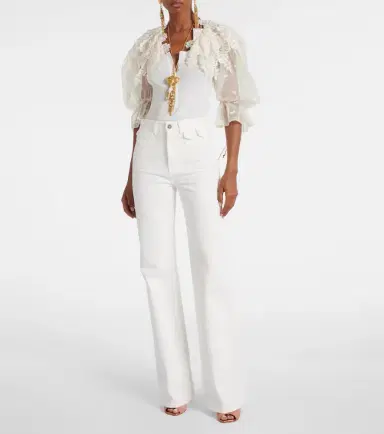 Chloé Chloé High-rise flared jeans | Thumbnail 6