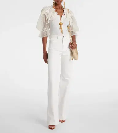 Chloé Chloé High-rise flared jeans | Thumbnail 7