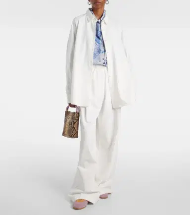 Dries Van Noten Oversized denim shirt | Thumbnail 3