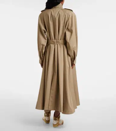 Chloe Chloé Cotton gabardine trench coat | Thumbnail 6 Chloe Chloé Cotton gabardine trench coat | Thumbnail 6