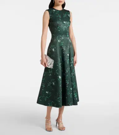 Emilia Wickstead Mara floral taffetta gown | Thumbnail 2