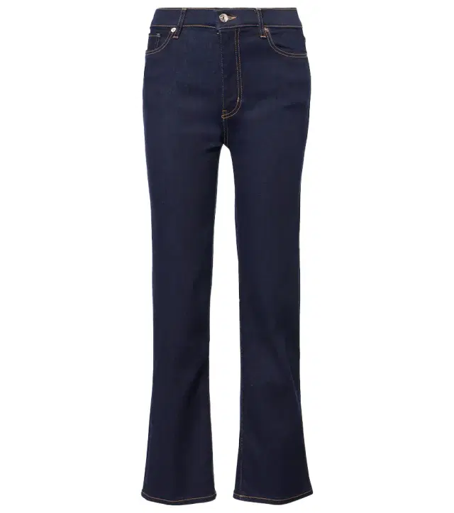 Frame Le Sleek high-rise straight jeans