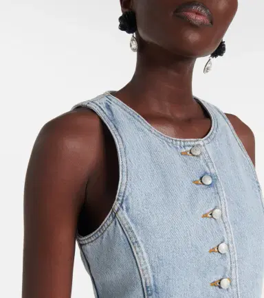 Magda Butrym Denim vest | Thumbnail 4