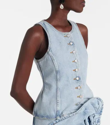Magda Butrym Denim vest | Thumbnail 6
