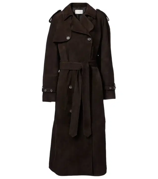 Magda Butrym Double-breasted suede trench coat