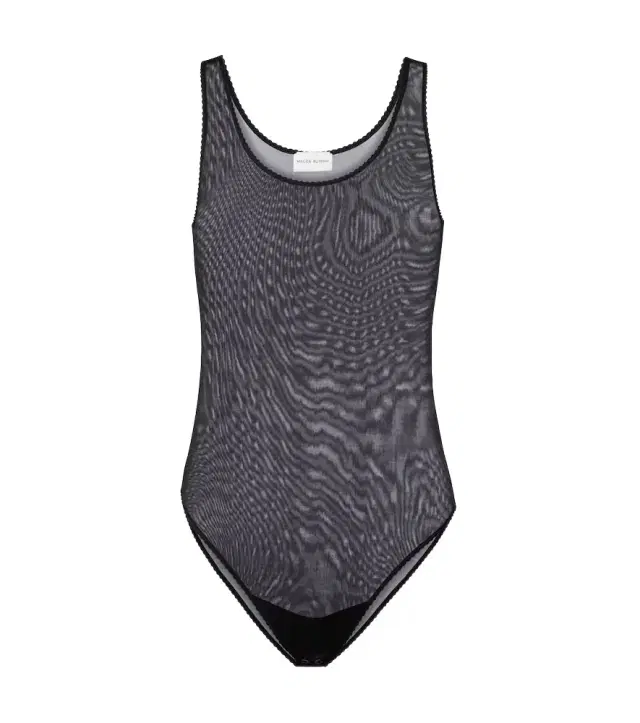Magda Butrym Semi-sheer scalloped bodysuit