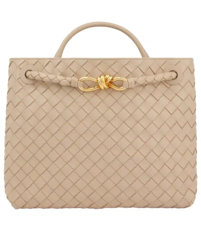 Andiamo Intrecciato Medium leather tote bag