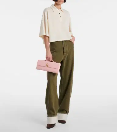 Bottega Veneta Cropped cotton polo shirt | Thumbnail 5