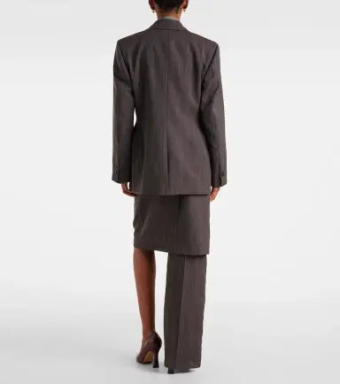 Bottega Veneta Striped wool blazer | Thumbnail 2 Bottega Veneta Striped wool blazer | Thumbnail 2