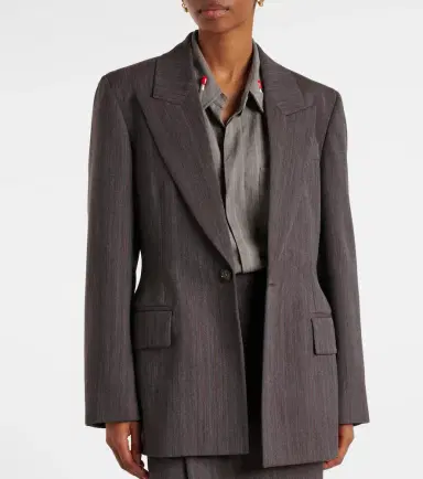 Bottega Veneta Striped wool blazer | Thumbnail 5 Bottega Veneta Striped wool blazer | Thumbnail 5