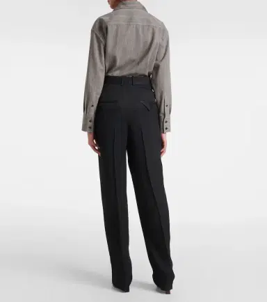 Bottega Veneta High-rise tapered pants | Thumbnail 4