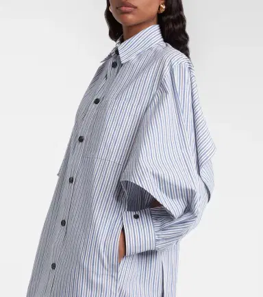 Bottega Veneta Striped cotton shirt dress | Thumbnail 2 Bottega Veneta Striped cotton shirt dress | Thumbnail 2