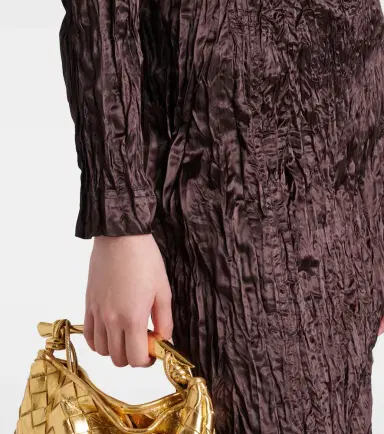 Bottega Veneta Satin midi dress | Thumbnail 4