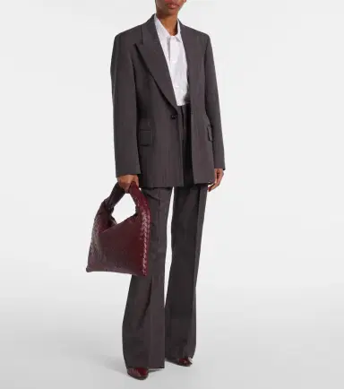 Bottega Veneta High-rise wool flared pants | Thumbnail 3 Bottega Veneta High-rise wool flared pants | Thumbnail 3