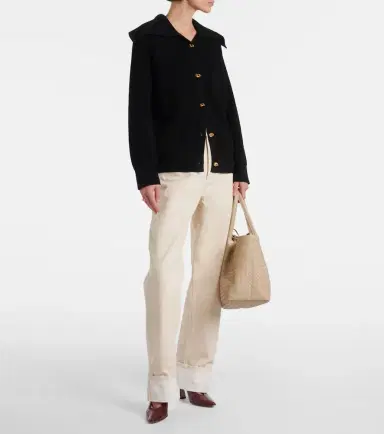 Bottega Veneta Knot ribbed-knit cotton cardigan | Thumbnail 2