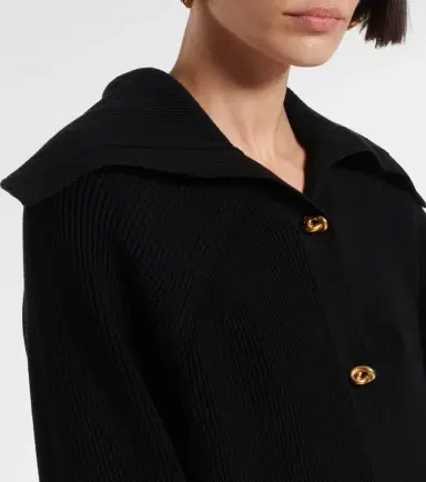 Bottega Veneta Knot ribbed-knit cotton cardigan | Thumbnail 3