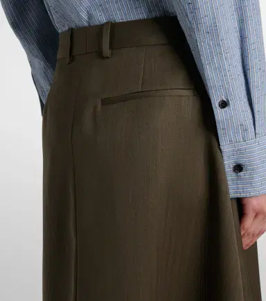 Bottega Veneta Asymmetric wool midi skirt | Thumbnail 4 Bottega Veneta Asymmetric wool midi skirt | Thumbnail 4