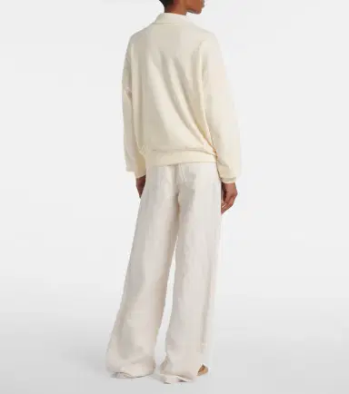 The Row Corzas cotton and cashmere polo sweater | Thumbnail 4 The Row Corzas cotton and cashmere polo sweater | Thumbnail 4