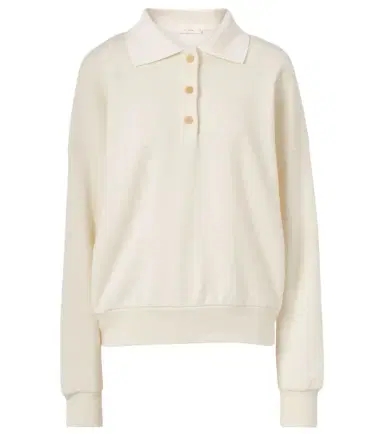 The Row Corzas cotton and cashmere polo sweater | Thumbnail 1 The Row Corzas cotton and cashmere polo sweater | Thumbnail 1