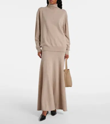 The Row Jovan cashmere maxi skirt | Thumbnail 2