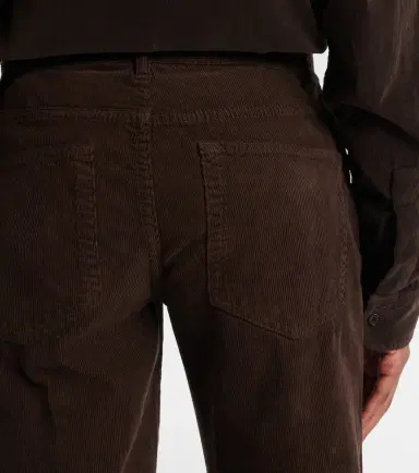The Row Carlyl cotton corduroy straight pants | Thumbnail 3