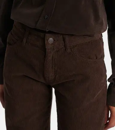 The Row Carlyl cotton corduroy straight pants | Thumbnail 4