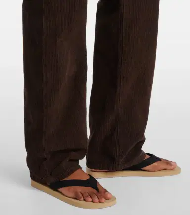 The Row Carlyl cotton corduroy straight pants | Thumbnail 6