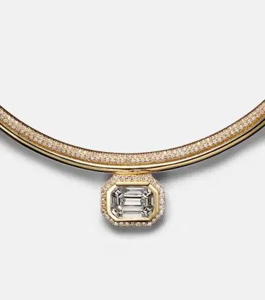 SHAY JEWELRY 18kt gold choker with diamonds | Thumbnail 2 SHAY JEWELRY 18kt gold choker with diamonds | Thumbnail 2