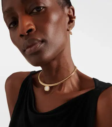 SHAY JEWELRY 18kt gold choker with diamonds | Thumbnail 4 SHAY JEWELRY 18kt gold choker with diamonds | Thumbnail 4