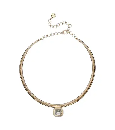 SHAY JEWELRY 18kt gold choker with diamonds | Thumbnail 1 SHAY JEWELRY 18kt gold choker with diamonds | Thumbnail 1