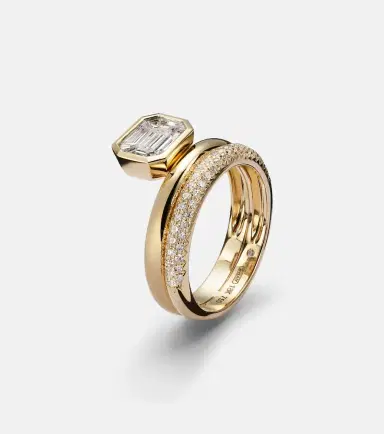 SHAY JEWELRY 18kt gold ring with diamonds | Thumbnail 2