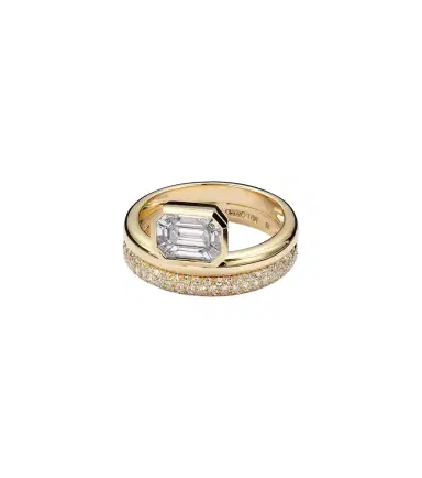 SHAY JEWELRY 18kt gold ring with diamonds | Thumbnail 1