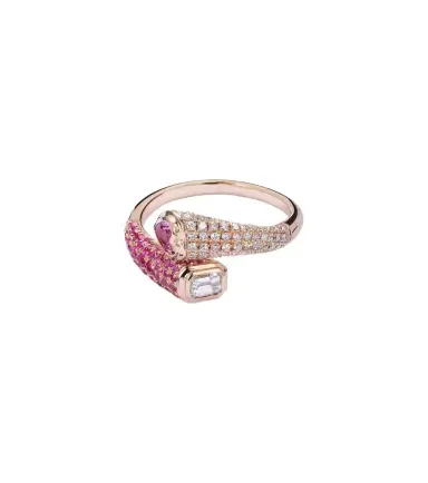 SHAY JEWELRY Mixed Bypass 18kt rose gold ring with diamonds and sapphires | Thumbnail 1