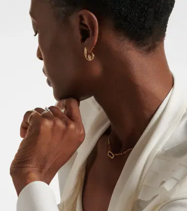 SHAY JEWELRY 18kt gold earrings with diamonds | Thumbnail 3