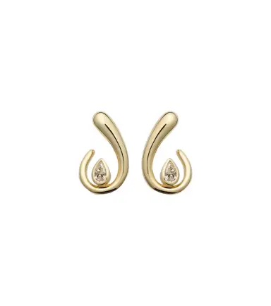 SHAY JEWELRY 18kt gold earrings with diamonds | Thumbnail 1