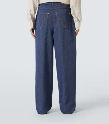 Bottega Veneta Wool and cotton drill wide-leg pants | Thumbnail 4