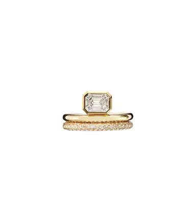SHAY JEWELRY 18kt gold ear cuff with diamonds | Thumbnail 1