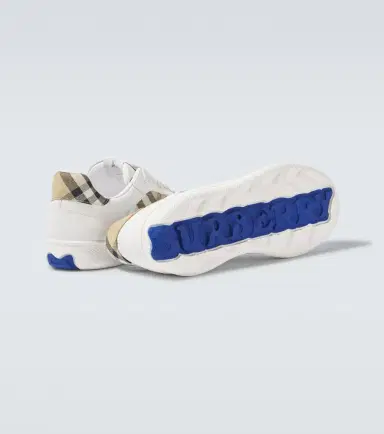 Burberry Terrace Check EKD leather sneakers | Thumbnail 7