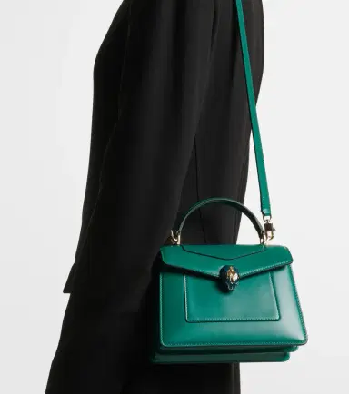 BVLGARI Serpenti Forever Medium leather top-handle bag | Thumbnail 5