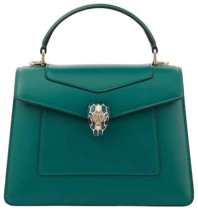 Bvlgari Serpenti Forever Medium leather top-handle bag