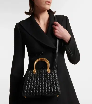 BVLGARI Serpentine Duo leather top-handle bag | Thumbnail 7
