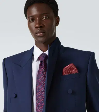 Charvet Printed silk handkerchief | Thumbnail 2