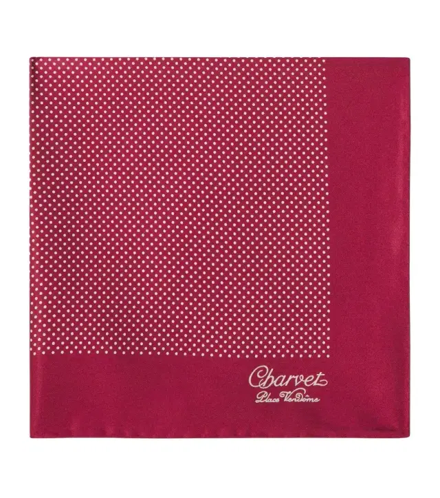 Printed silk handkerchief