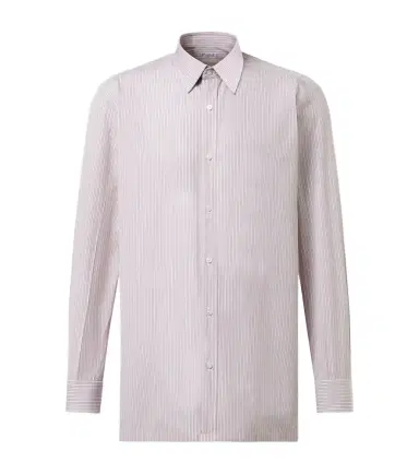 Charvet Striped cotton poplin shirt | Thumbnail 1 Charvet Striped cotton poplin shirt | Thumbnail 1