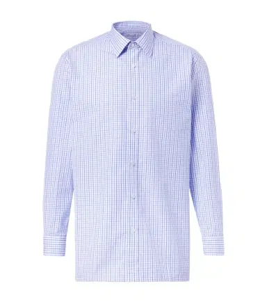 Charvet Checked cotton poplin shirt | Thumbnail 1 Charvet Checked cotton poplin shirt | Thumbnail 1